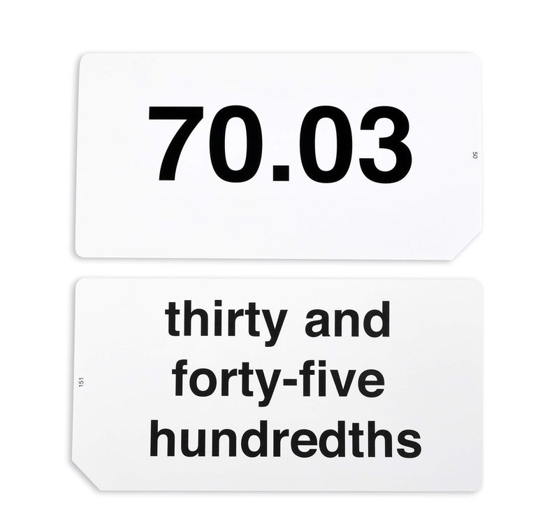 Learning Advantage 8658 Decimal Flash Cards - Image 5